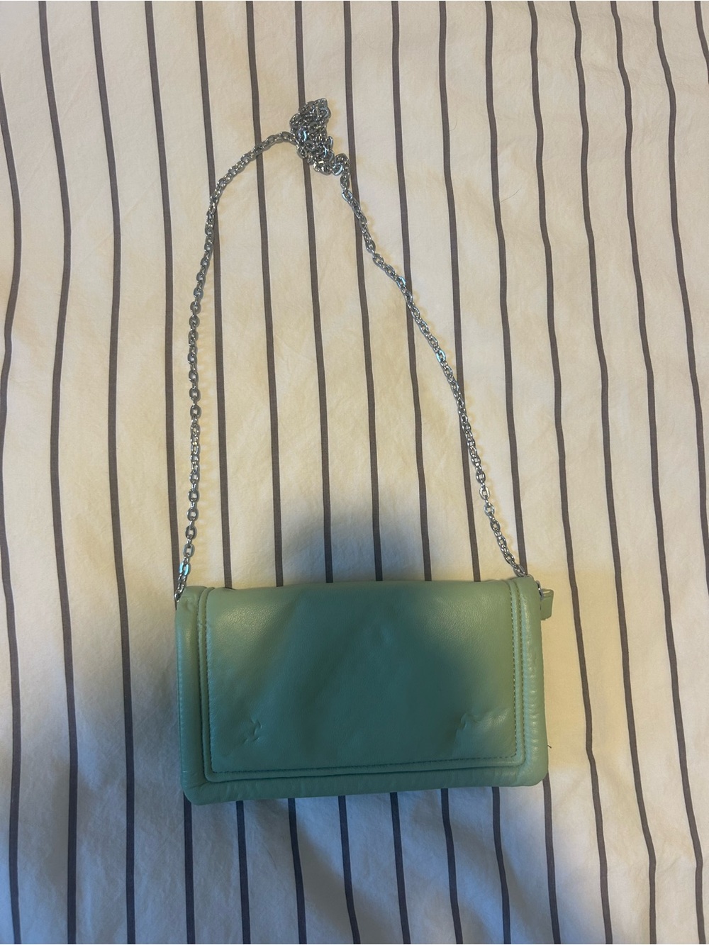 Zara Mint Green clutch Bag